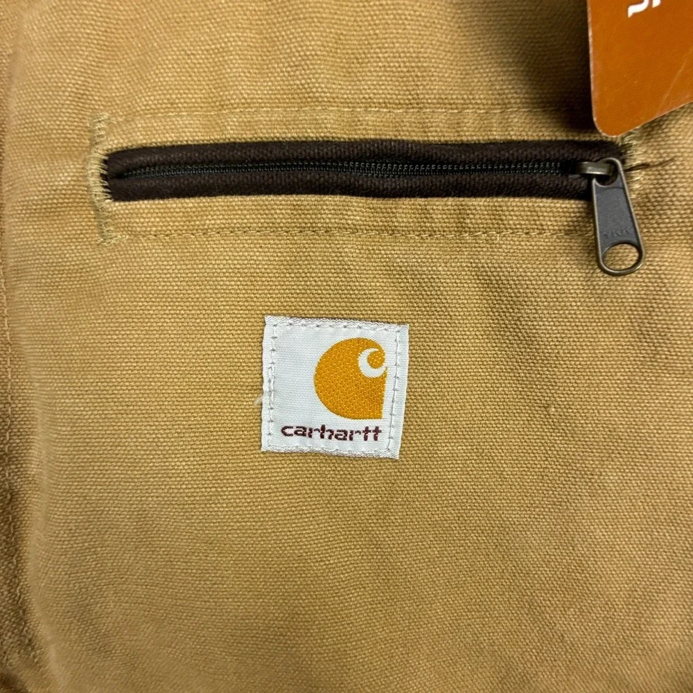 Carhartt Detroit Jacket Sherpa Lined Womens Medium WJ097 CML Camel Brown NWT NOS